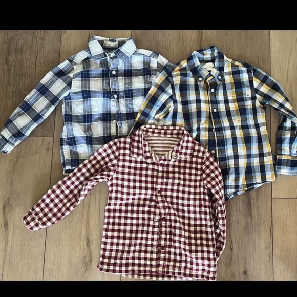 Size 4-5 bottom down shirt lot - Picture 1 of 3